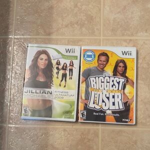Wii Fitness Game Set - Jillian Michaels & The Biggest Loser